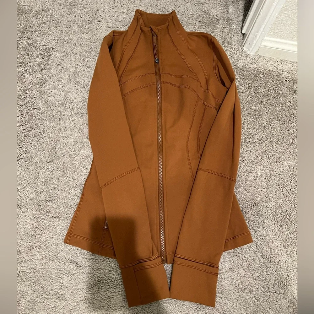 🍋Lululemon Define Jacket Copper Brown Luon - Picture 3 of 5